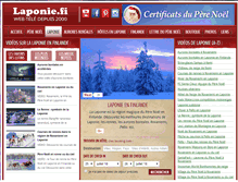 Tablet Screenshot of laponie.fi
